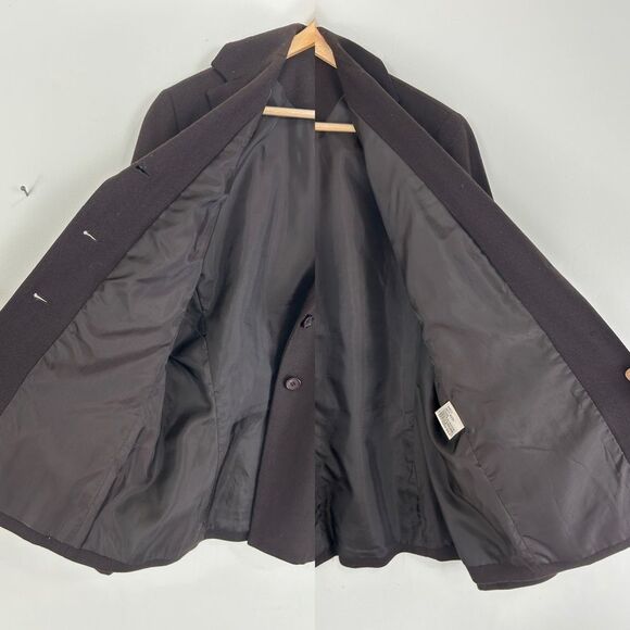 Vintage Bill Blass Wool Brown Pantsuit Classic Fit - Picture 7 of 8